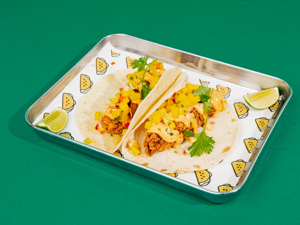 CHICKEN MANGO TACO – 2 PCS